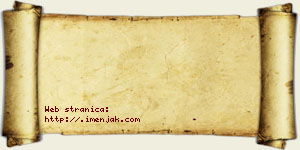 Jovana Ćurić vizit kartica